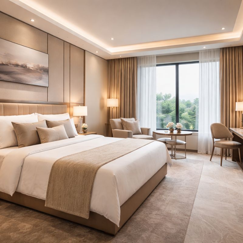 Không gian phòng khách sạn Standard