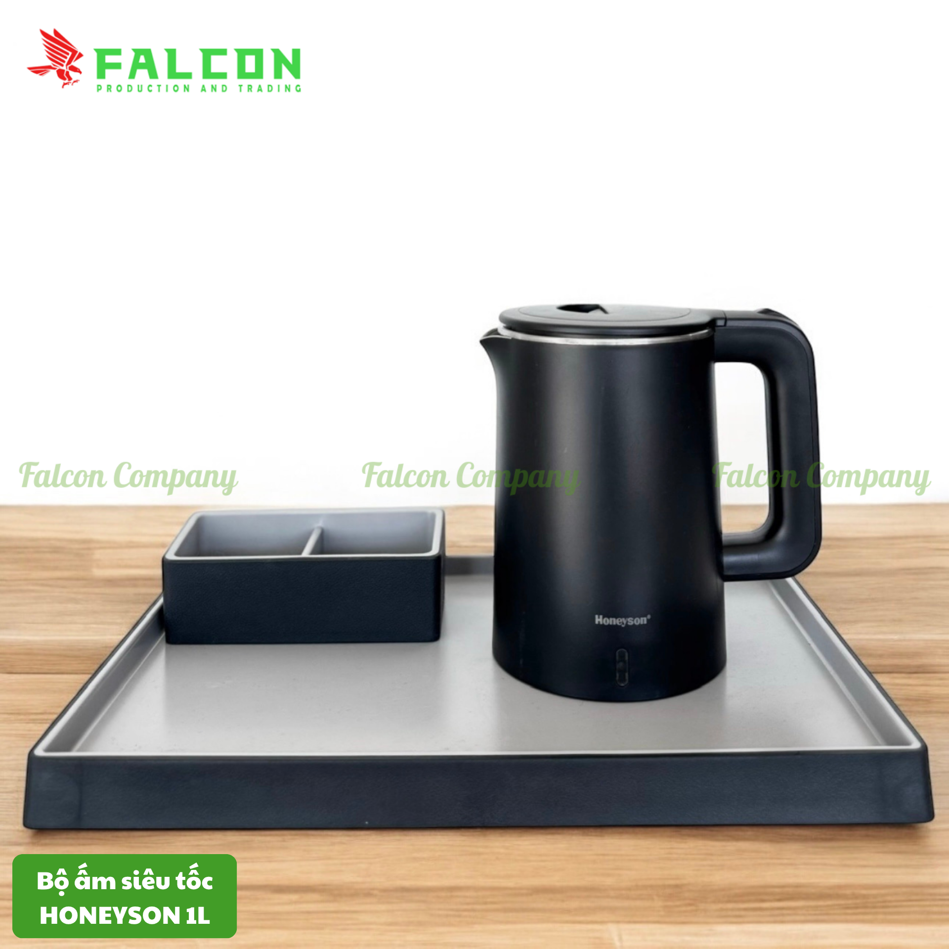 Bộ ấm siêu tốc honeyson 3 chi tiết