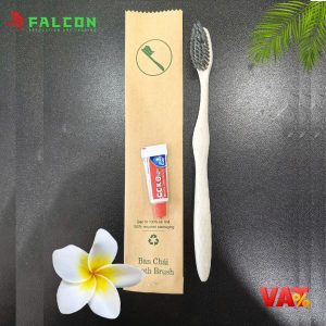 Combo 13 Bộ amenities lúa mạch cao cấp đóng túi kraft nâu