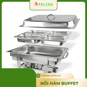 Nồi hâm buffet chữ nhật chuyên dụng 1 -3 sao
