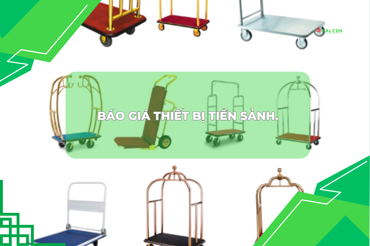 Tham khảo bảng báo giá thiết bị tiền sảnh của Falcon giúp định hình được mô hình kinh doanh, tối ưu chi phí.