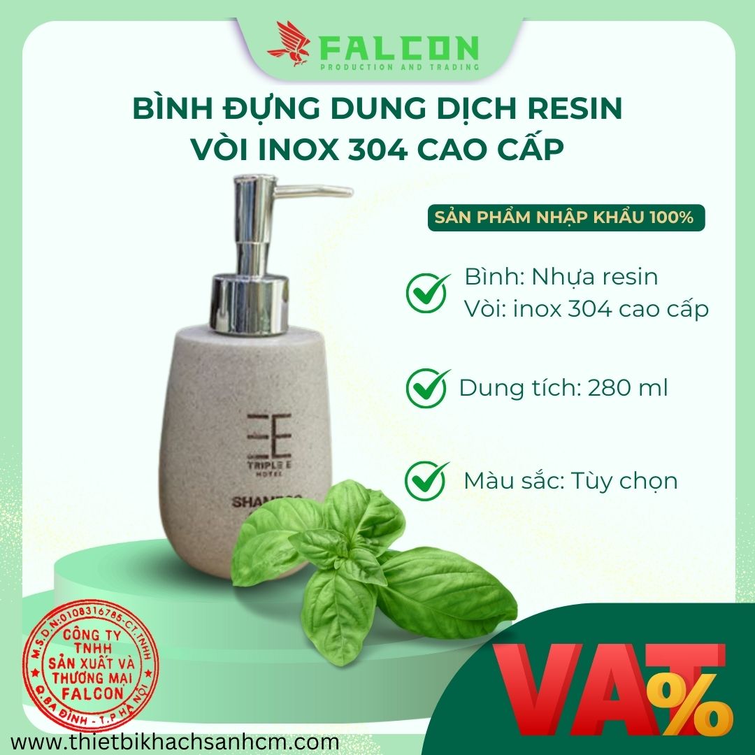 Bình đựng dung dịch resin vòi inox 304 cao cấp