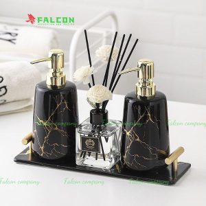 Bình đựng dung dịch gốm sứ men hỏa biến sang trọng