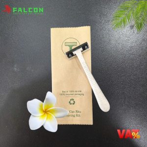 Combo 13 Bộ amenities lúa mạch cao cấp đóng túi kraft nâu