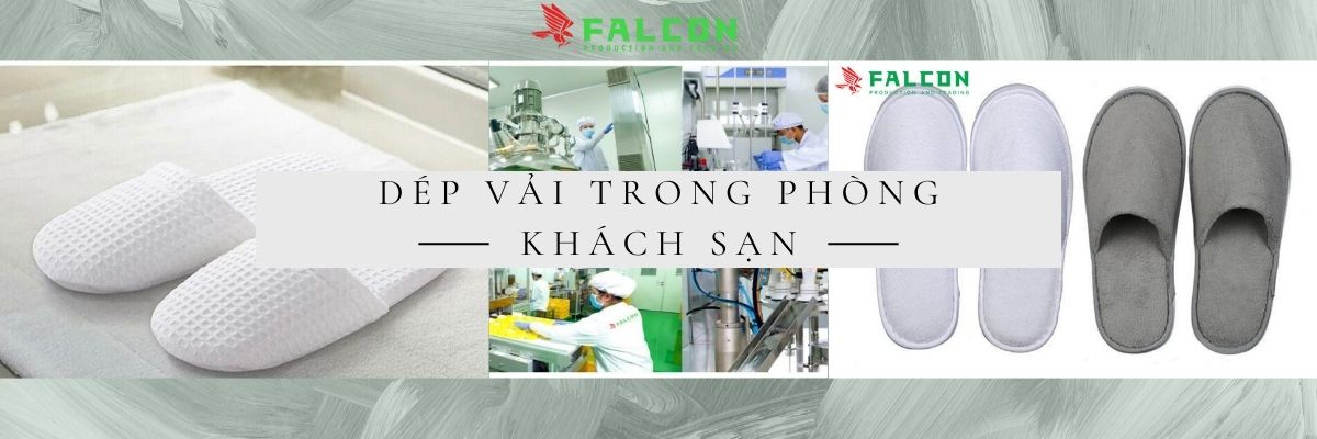 Các mẫu dép vải khách sạn mà Falcon cung cấp