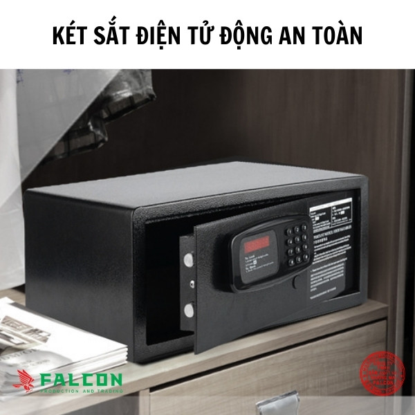 Két sắt điện tử mini phòng cháy nổ an toàn