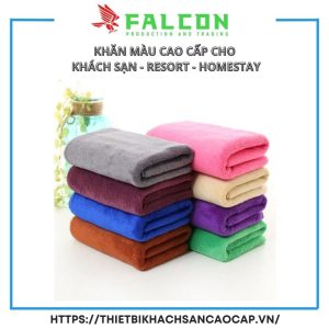 Khăn mặt màu khách sạn cao cấp