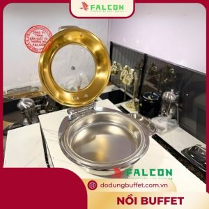 Nồi buffet tròn cho bếp từ cao cấp