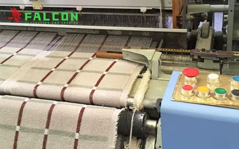 Quy trình dệt sợi làm khăn khách sạn an toàn, cao cấp