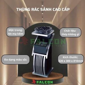 Thùng rác sảnh cao cấp cho khách sạn