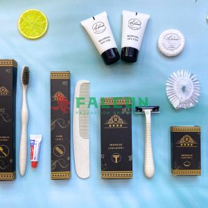 Combo 14 - Bộ amenities lúa mạch cao cấp bao bì vỏ hộp giấy