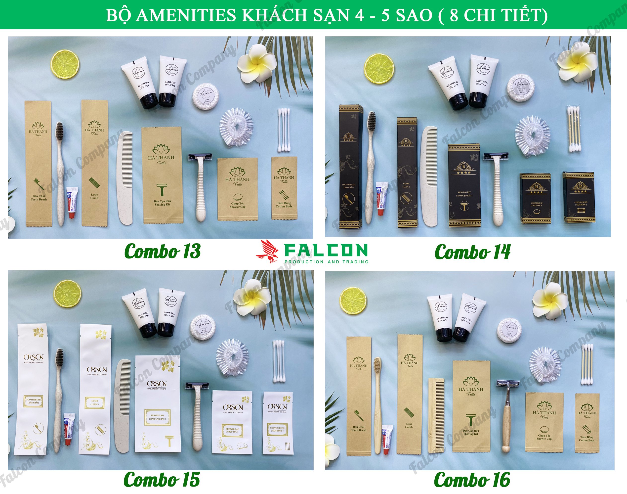 Amenities khách sạn cao cấp 4-5 sao